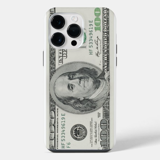 Hundred Dollar Bill iPhone Case (Back)