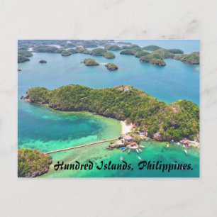 Hundred Islands, Philippines Postcard