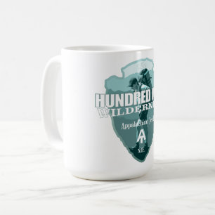 Hundred Mile Wilderness (arrowhead T) Coffee Mug