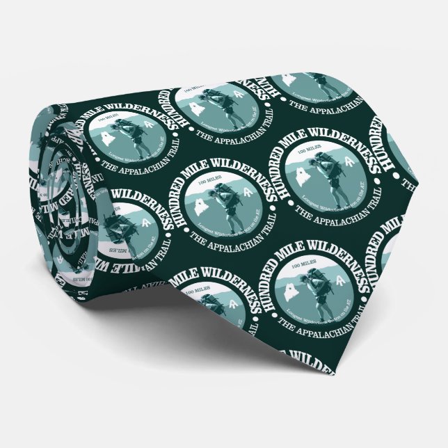 Hundred Mile Wilderness -AT Tie (Rolled)