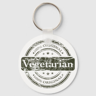 Hundred percent vegetarian key ring