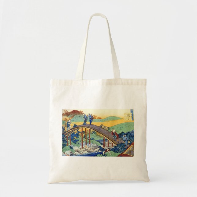 Hundred Poems Explained by the Nurse Hokusai Tote Bag (Front)