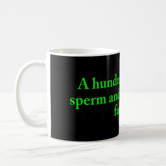 Hundred Thousand Sperm Coffee Mug (Left)