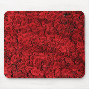 Hundreds of Beautiful Red Roses Mouse Mat