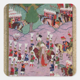 Hunername' Square Sticker