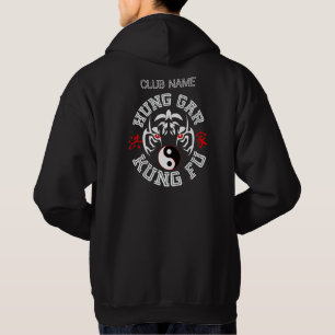Hung Gar Kung Fu Tiger with Yin Yang Symbol Hoodie