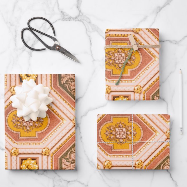 Hungarian Architecture  Wrapping Paper Sheet (Front)
