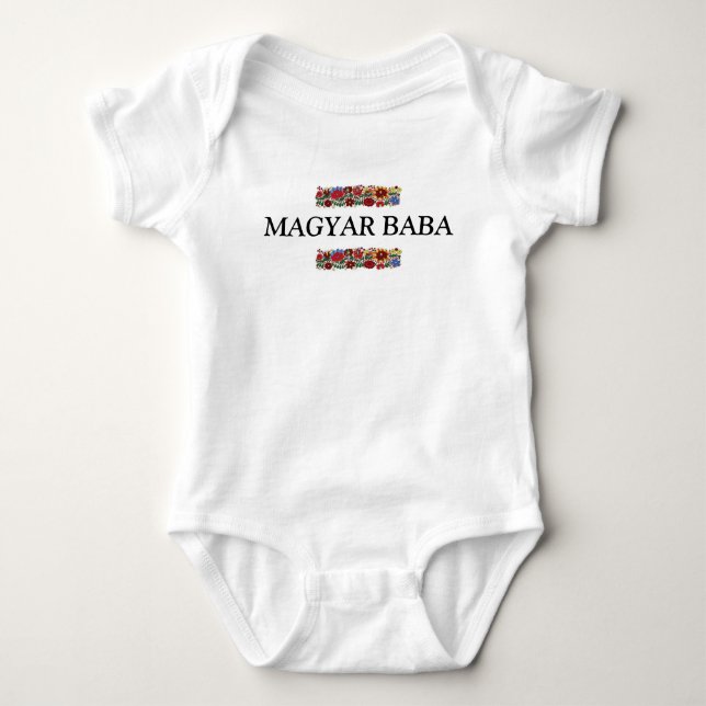 Hungarian Baby's Sleeper Baby Bodysuit (Front)