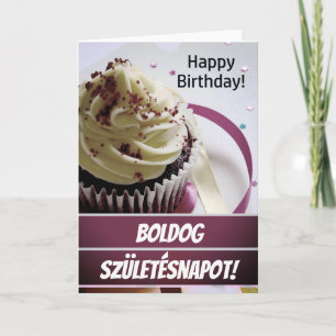 Hungarian Birthday Card / Születésnapi Köszöntés