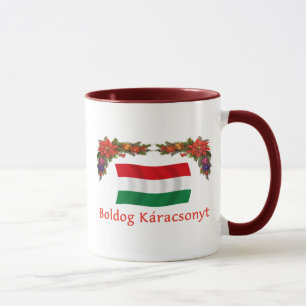 Hungarian Boldog Karacsonyt Mug