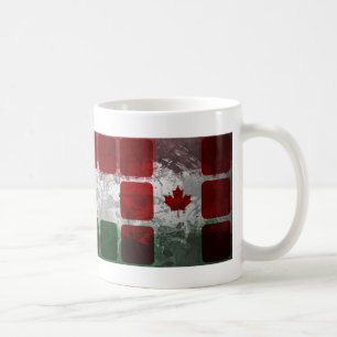 Hungarian Canadian motives with cubes Coffee Mug
