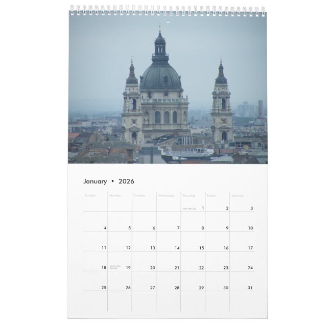 Hungarian churches Calendar 2013 (Jan 2026)