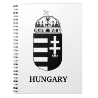 Hungarian Coat of Arms Contemporary Monochrome Art