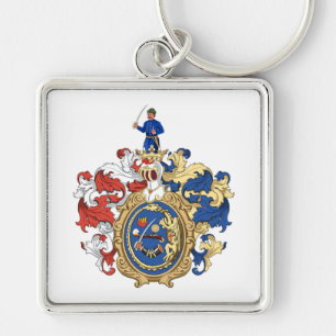 Hungarian Coat of Arms Key Ring