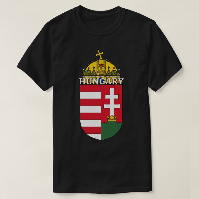 Hungarian Coat of Arms T-Shirt (Design Front)