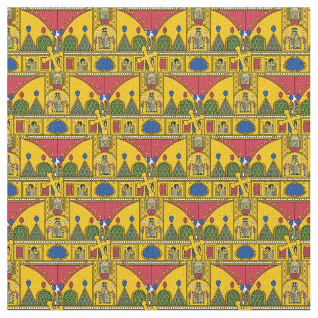 Hungarian Crown Flag emblem & Hungary Fabric  (Close Up)