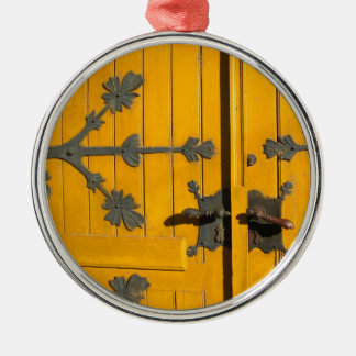 Hungarian Decorated Yellow Door - Ornament