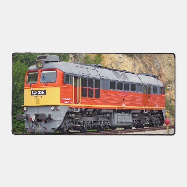 Hungarian Diesel Locomotive M62 Train Desk Mat (Front)