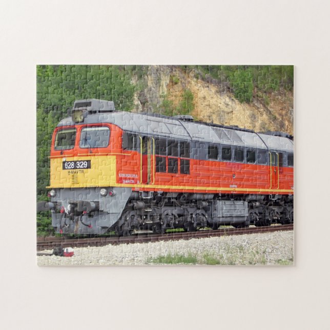 Hungarian Diesel Locomotive M62 Train Jigsaw Puzzle (Horizontal)
