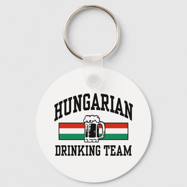 Hungarian Drinking Team Key Ring (Front)