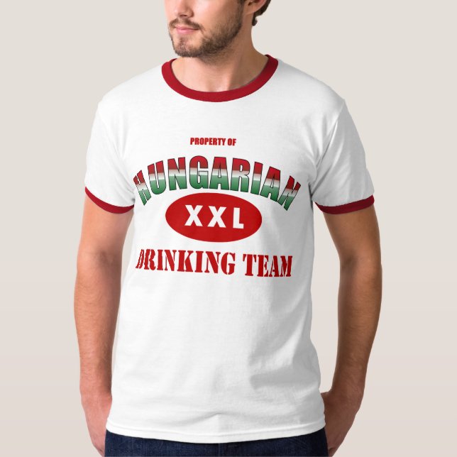 Hungarian Drinking Team T-Shirt (Front)