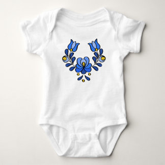 Hungarian Embroidery Pattern, "Matyo" Baby Bodysuit