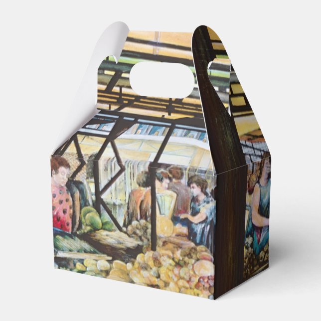 Hungarian Farmers' Market Favour Box (Front Side)