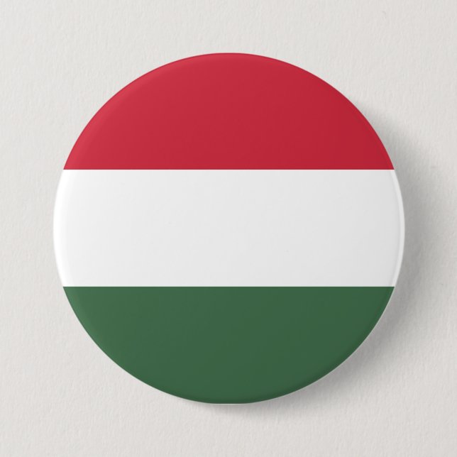 Hungarian Flag 7.5 Cm Round Badge (Front)