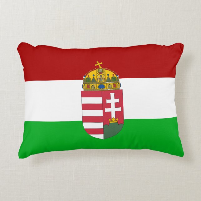 Hungarian flag decorative cushion (Front)