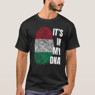 Hungarian Flag Dna Fingerprint Hungary T-Shirt