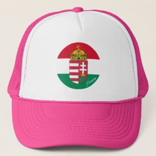 Hungarian flag, Emblem & Hungary - fashion /sports Trucker Hat