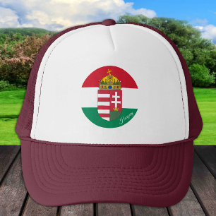 Hungarian flag, Emblem & Hungary - fashion /sports Trucker Hat