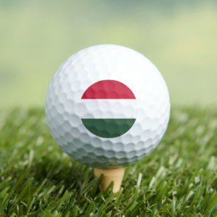 Hungarian Flag, Flag of Hungary Golf Balls