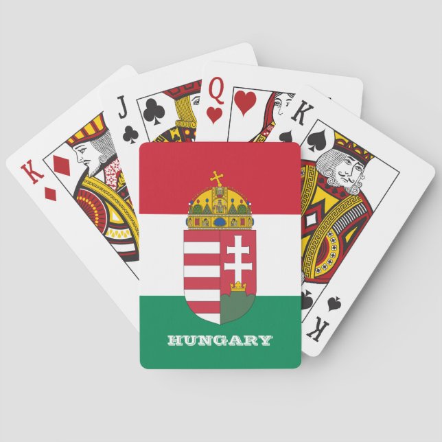 Hungarian Flag Games, Hungary Playing Cards (Back)