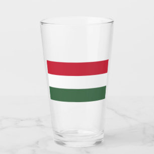 Hungarian Flag Glass