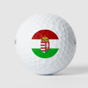 Hungarian flag golf balls