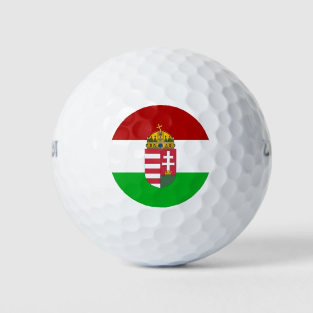 Hungarian flag golf balls (Front)