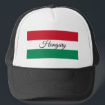 Hungarian flag & Hungary - fashion, travel /sports Trucker Hat<br><div class="desc">Baseball/Trucker Hats: Hungary & Hungarian Flag - love my country, travel, holiday, fashion patriots /sports fans</div>