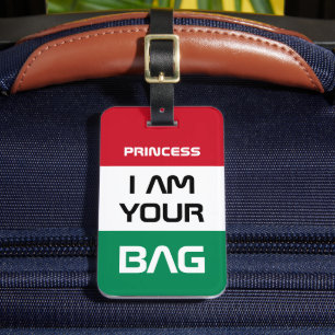 Hungarian Flag & Hungary travel /Personalised Bag Luggage Tag