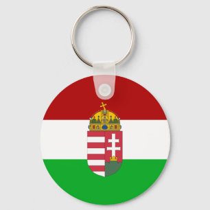 Hungarian flag key ring