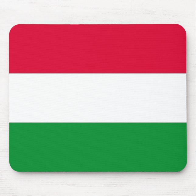 Hungarian flag mouse mat (Front)