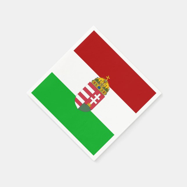 Hungarian flag napkin (Corner)