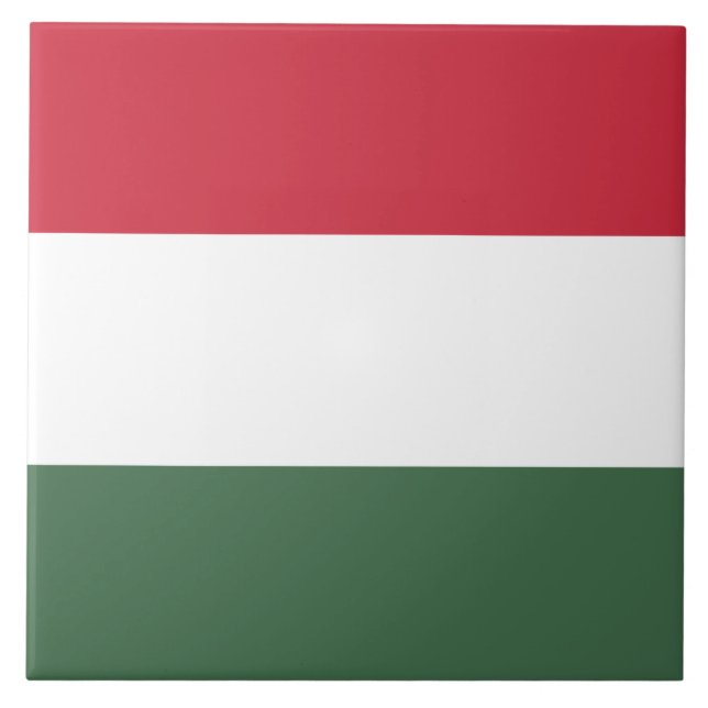 Hungarian Flag Tile (Front)