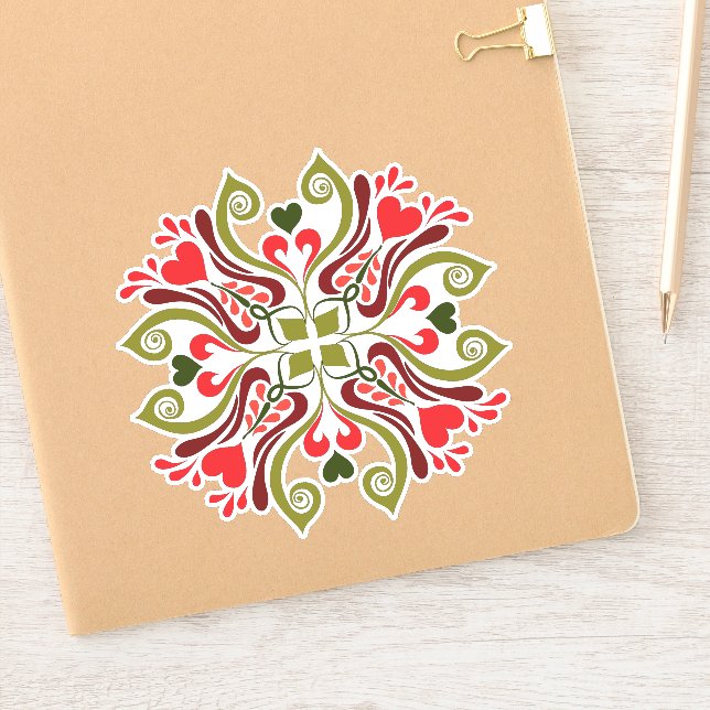 Hungarian Floral Folk Pattern (Notebook)