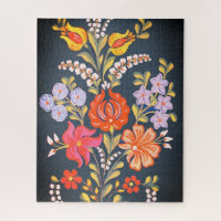 hungarian flowers - vibrant colours 