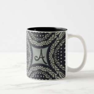 Hungarian Folk Motifs Two-Tone Coffee Mug