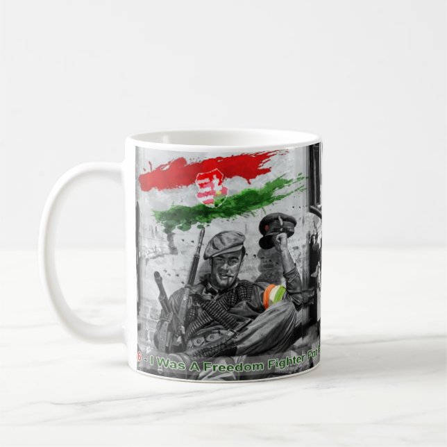 Hungarian Freedom Fighter 1956 | Szabadságharcos Coffee Mug (Left)