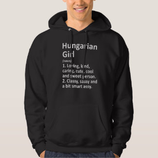 Hungarian Girl Hungary  Country Home Roots Descent Hoodie