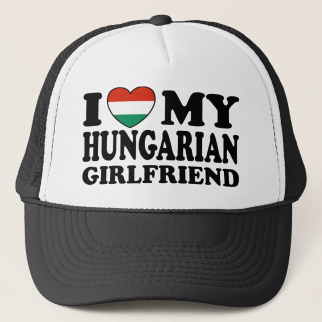Hungarian Girlfriend Trucker Hat (Front)