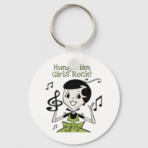 Hungarian Girls Rock Key Ring